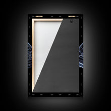 Cargar imagen en el visor de la galería, Folding Fan Wall Art, Chinese Art Print, White Fan, Black And White, Minimalist Print, Wall Decor, Canvas Print, Wall Art, Framed Canvas