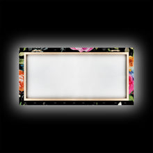 Carregar imagem no visualizador da galeria, Abstract Flower Wall Decor, Floral Wall Art, Nature Wall Decor, Panoramic Wall Decor, Canvas Print, Wall Art, Framed Canvas Art