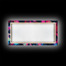 Carregar imagem no visualizador da galeria, Abstract Flowers Wall Decor, Floral Wall Art, Nature Print, Panoramic Wall Decor, Canvas Print, Wall Art, Framed Canvas Art