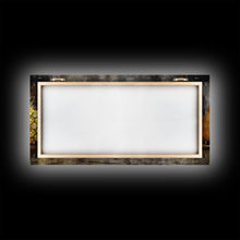 Carregar imagem no visualizador da galeria, Fruits Wall Art, Food Art, Pineapple, Apples, Orange, Kitchen Wall Decor, Panoramic Wall Decor, Canvas Print, Wall Art, Framed Canvas Art