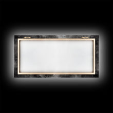 Load image into Gallery viewer, Gears Wall Art, Mechanical Design Wall Decor, Steampunk Art, Red Black, Panoramic Wall Decor, Canvas Print, Wall Art, Framed Canvas Art