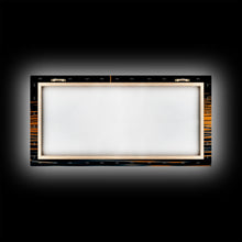 Carregar imagem no visualizador da galeria, Abstract Wall Art, Ripples Art, Abstract Water Wall Decor, Vibrant Art, Panoramic Wall Decor, Canvas Print, Wall Art, Framed Canvas Art