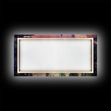 Carregar imagem no visualizador da galeria, Foggy Landscape Wall Art, Reflection River Wall Decor, Misty Lake Art, Panoramic Wall Decor, Canvas Print, Wall Art, Framed Canvas Art