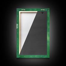 Load image into Gallery viewer, Emerald Green Rain Cloud Wall Art, Framed Canvas Or Poster Print, Abstract Art Print, Minimalist Wall Decor, Maximalist Decor, Dark Green