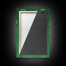 Load image into Gallery viewer, Dark Green Rain Cloud Wall Art, Framed Canvas Or Poster Print, Abstract Art Print, Minimalist Wall Decor, Maximalist Decor, Emerald Green