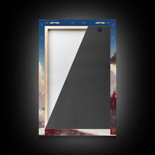 Carregar imagem no visualizador da galeria, Buddhist temple wall art, canvas print, abstract Tibetan temple wall decor, Buddhist home decor