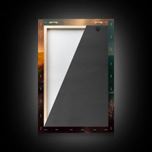 Cargar imagen en el visor de la galería, Cliffs of Scotland wall art, watercolor, canvas print, landscape wall art