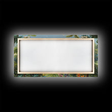 Load image into Gallery viewer, Animal Wall Art, Bird Art Print, Wall Hanging, Parrot Painting, Tropical Wall Art, Panoramic Art, Wall Art, Canvas Art, Landscape Art