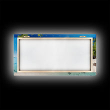 Load image into Gallery viewer, Beach Wall Art, Seashore Art, Palm Tree Wall Art, Panoramic Art, Wall Art, Canvas Art, Landscape Art, Landscape Print, Beach House Wall Art