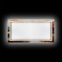 Carregar imagem no visualizador da galeria, Autumn By The Lake, Framed Canvas Print, Original Landscape Painting, Fall Decor, Boho Minimalist Farmhouse Decor, Rustic Art