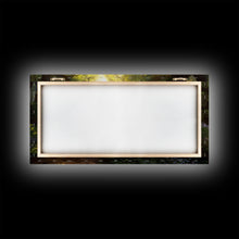 Cargar imagen en el visor de la galería, Forest Wall Art, Trees Art Print, Enchanted Forest, Panoramic Art, Wall Art, Canvas Art, Landscape Art Print, Game Room Décor, Cozy Gift