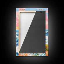 Cargar imagen en el visor de la galería, Colorful Sunset Wall Art, Beach Wall Print, Seascape Art, Nature Print, Canvas Print, Wall Art, Vertical Art, Beach House Art, Travel Print