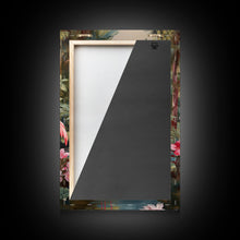 Carregar imagem no visualizador da galeria, Flamingo Art Print, Tropical Wall Art, Palm Trees, Canvas Print, Wall Art, Vertical Print, Modern House Art, Gift For Boss, Bedroom Prints