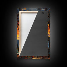 Load image into Gallery viewer, Beach Wall Print, Tropical Wall Art, Sunrise Wall Art, Canvas Print, Wall Art, Vertical Print, Entryway Prints, Dorm Room Art, Office Decor