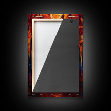 Carregar imagem no visualizador da galeria, Abstract Wall Art, Forest Print, Fall Wall Art, Canvas Print, Wall Art, Vertical Print, Nature Print, College Dorm Decor, Living Room Prints