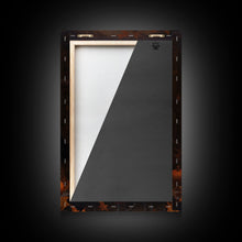 Load image into Gallery viewer, Crow Atop A Jack O Lantern, Framed Canvas Print, Halloween Decor, Raven Painting, Victorian Oil Painting Print, Macabre Horror Print