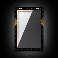 Carregar imagem no visualizador da galeria, Framed Death Head Moth Canvas Print, Acherontia, Taxidermy Art, Dried Butterfly Print, Bug Wall Art Hanging Decor, Goth Art, Halloween Art