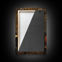 Cargar imagen en el visor de la galería, Cute Witch Cat Reading Her Book Of Spells, Vintage Halloween Art, Framed Canvas Print, Halloween Canvas Art, Witchcraft