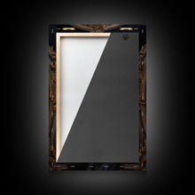 Carregar imagem no visualizador da galeria, Victorian Halloween Art, Floral Skeleton, Framed Canvas Print, Skeletal Art, Halloween Art Print, Halloween Decoration, Halloween Printables