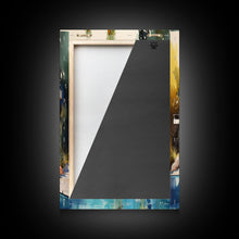 Load image into Gallery viewer, Architecture Print, Mid-century House Art,  Canvas Print, Wall Art, 3 Piece Wall Art, Real Estate Gift, Family Room Art, Entryway Prints