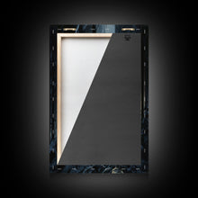 Carregar imagem no visualizador da galeria, 3 Piece Framed Canvas Print Wall Art Set of 3 Emerald Green Mountain Forest Lake Landscape Minimalist Modern Art Nature Wall Decor