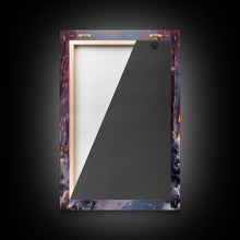 Carregar imagem no visualizador da galeria, 3 Piece Winter Scene, Framed Canvas Prints, Triptych Christmas Painting, Christmas Decor, Winter Art, Christmas Wall art, Xmas Art