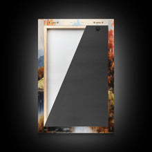 Carregar imagem no visualizador da galeria, Fall Centerpiece Decor, Framed Canvas Prints, Autumn Landscape Paintings, 3 Piece Art, Triptych