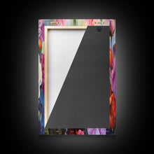 Load image into Gallery viewer, Beautiful Rose Art, Framed Canvas Print, Floral Art, Botanical Decor, Blue and Yellow Roses, 3 Piece Art Set