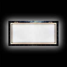 Load image into Gallery viewer, The Haunted House, Spooky Halloween Art, Haunted Victorian Mansion Framed Canvas Print, Horror Prints