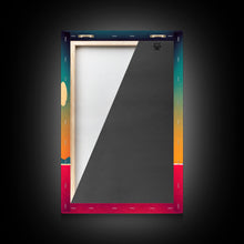 Carregar imagem no visualizador da galeria, Art Deco Sunset, 3 Piece Wall Art, Ready To Hang Canvas Print, Cool Unique Living Room Wall Art Decor
