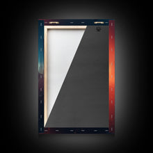 Load image into Gallery viewer, Cyberpunk Cityscape, Cyberpunk Concept Art at Sunset, Cool mancave art, 3 Piece Canvas Decor, 3 Piece Wall Art, Ready To Hang Canvas Prints