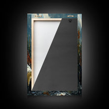 Carregar imagem no visualizador da galeria, A Winter Landscape, Trees In The Fall, Snow Capped Mountains, Gold Rush Prospecting, 3 Piece Wall Art, Ready To Hang Canvas Print