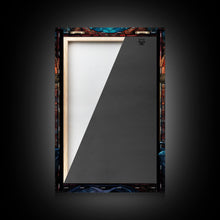 Load image into Gallery viewer, Angel, Angel Warrior, Fantasy Art, Canvas Print, Wall Hanging, Portrait Art, Stained Glass Art, Christian Wall Decor, Country Wall Art