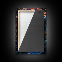 Carregar imagem no visualizador da galeria, Abstract Wall Art, Nature Wall Art, Forest Print, Canvas Print, Wall Hanging, Portrait Art, River Art, Office Wall Decor, Housewarming Gift