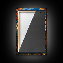 Carregar imagem no visualizador da galeria, Abstract Nature Print, Forest Wall Art, Canvas Print, Wall Hanging, Portrait Art, Nature Wall Art, Bedroom Prints, Landscape Art Print