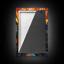 Carregar imagem no visualizador da galeria, Fall Wall Art, Abstract Nature Print, Forest Wall Art, Canvas Print, Wall Hanging, Portrait Art, Dining Room Decor, Moving Gift, Room Decor