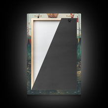 Carregar imagem no visualizador da galeria, Carnival Art, Circus Tent, Minimalist Art, Canvas Print, Wall Hanging, Portrait Art, Creepy Wall Decor, Spooky Art Print, Modern Prints