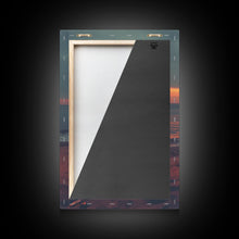 Load image into Gallery viewer, Beach Campfire Under The Stars, Photography Print, Framed Canvas Print, Beach House Decor, Coastal Decor, Beach Print, Beach Art