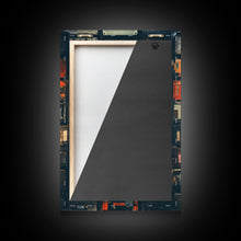 Cargar imagen en el visor de la galería, Cassette Tape Collage, Retro 80s Art, Photography, Fine Art Canvas Print, Giclee Print, Studio Decor, Music Lover Gift