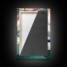 Load image into Gallery viewer, A Strawberry Sunday Kitchen Decor, Ice Cream Art, Framed Canvas Print, Ice Cream Parlor Decor, Icecream Shop Wall Art, MCM Style Decor