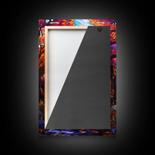 Load image into Gallery viewer, Beautiful Fall Decor, Framed Canvas Print, Mosaic / Stained Glass Style Painting, Gliclee Print, Autumn Decor, Thanksgiving Decorations