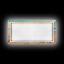 Carregar imagem no visualizador da galeria, Abandoned Surfboards On Miami Beaches In the 1980s - Framed Canvas Print - Photography Print - Vaporwave Aesthetic Wall Art