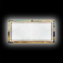 Load image into Gallery viewer, An Abandoned Tennis Court - Old Found Footage Photography - Framed Canvas Print - Urban Decay - Vaporwave Wall Art