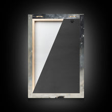 Load image into Gallery viewer, Black Christmas Cat Wearing A Santa Hat, Framed Canvas Print, Christmas Decor, Xmas Wall Art, Holiday Decor, Seasonal Wall Decor