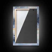 Cargar imagen en el visor de la galería, Christmas Cottage Wall Art, Framed Canvas Print, Winter Wonderland Landscape Print