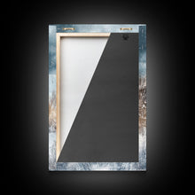 Load image into Gallery viewer, Beautiful Woods Cabin Framed Canvas Print, Extra Large Fall Decor, Mid Century Modern Winter Wall Art, Modern Christmas