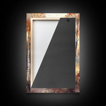 Load image into Gallery viewer, Beautiful Woods Cabin Framed Canvas Print, Extra Large Fall Decor, Mid Century Modern Autumn Wall Art, Modern Christmas