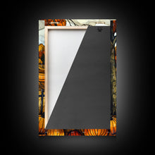 Load image into Gallery viewer, Cozy Fall Farmhouse With Pumpkins Framed Canvas Print Autumn Wall Art Country Farmhouse Decor Best Gift Idea Above Sofa Seasonal Art