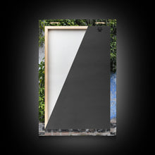 Cargar imagen en el visor de la galería, Change2 Mexican Wall Art, Colorful Mexican Door Architecture Painting Framed Canvas Print, Traditional Hacienda Architecture, Ready To Hang