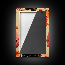 Load image into Gallery viewer, Cowboy Christmas Wall Art Canvas Print with Autumn Leaves, Seasonal Holiday Decor and Gift Idea 2024